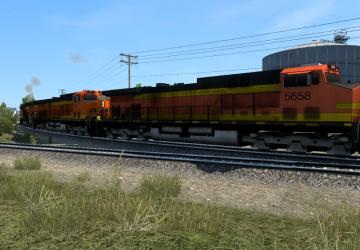 Аддон Короткие Поезда для мода Улучшенные Поездаv3.9.4 для American Truck Simulator (v1.46)