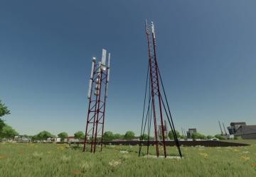 Transmitter Tower Packверсия 2.0.0.0 для Farming Simulator 2022