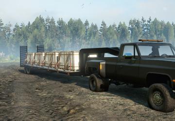 Delta Gooseneck Trailer Packверсия 2.1 для SnowRunner (v17.3)