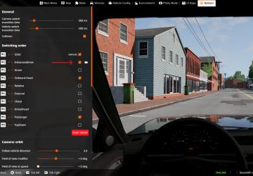 Enhanced Interior Cameraверсия 2.3 для BeamNG.drive (v0.33.x)
