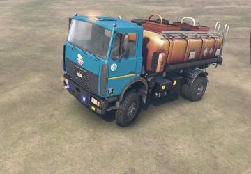 Маз-5434 SV «Лесовоз»версия 1.2 для SpinTires (v03.03.16)