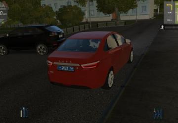 Lada Vestaверсия 1.0 для City Car Driving (v1.5.8)