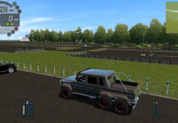 Mercedes-Benz G63 AMG 6×6 W463версия 1.0 для City Car Driving (v1.5.7, 1.5.8, 1.5.9)
