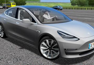Tesla Model 3 2018версия 10.12.19 для City Car Driving (v1.5.9)