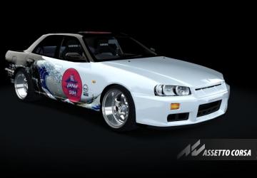 風 J-SiDE Nissan Skyline Type-R ER34 (Street) gatev1.0 для Assetto Corsa
