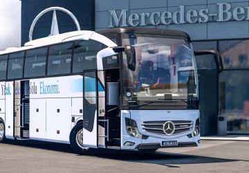 Mercedes Benz New Travego 16-SHDверсия 2.2 для Euro Truck Simulator 2 (v1.53.x, 1.54.x)