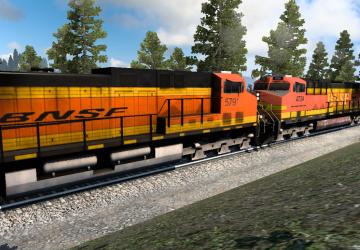 Улучшенные поездаверсия 3.9.4 для American Truck Simulator (v1.46)