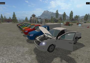 Лада Гранта Пикапверсия 1.0 для Farming Simulator 2017 (v1.5.3.1)