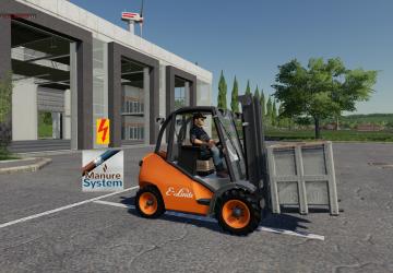 E-Linde H30E Forklifter HoT-Edition с локализациейv1.0.0 для Farming Simulator 2019 (v1.7.1.0)