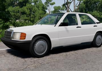 Mercedes-Benz W201 190 (+Evolution)версия 2.0 для BeamNG.drive (v0.33.x)