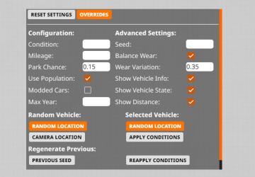 Used Car Generatorверсия 0.6.2 для BeamNG.drive (v0.33.x)