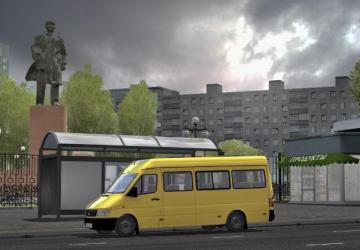 Mercedes-Benz Sprinter 312Dверсия 1.0 для City Car Driving (v1.5.8, 1.5.9)
