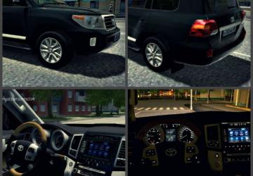 Toyota Land Cruiser 200 4.5 TD 4WDверсия 1.0 для City Car Driving (v1.5.9, 1.5.8)