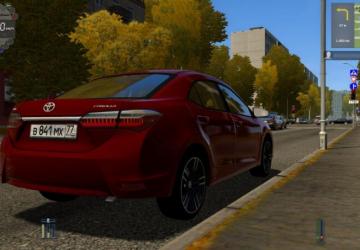 Toyota Corolla E190 2017версия 1.0 для City Car Driving (v1.5.8)