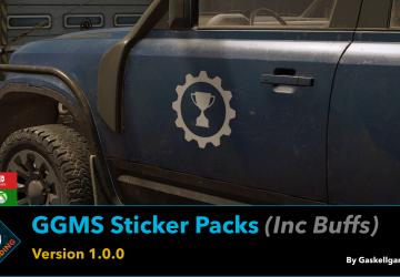 GGMS Sticker Packs (Inc Buffs)версия 1.0.0 для SnowRunner (v17.3)