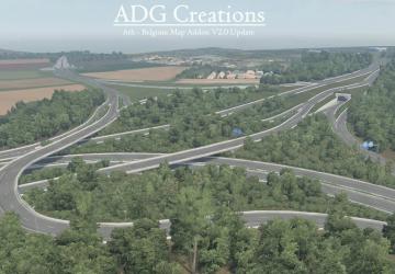 Ath - Belgium Mapверсия 3.2 для Euro Truck Simulator 2 (v1.54.x)