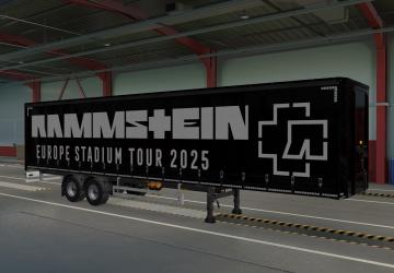 Rammstein Europe Tour трейлерверсия 1 для Euro Truck Simulator 2 (v1.54.x)