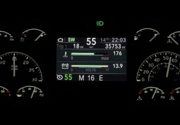 Volvo VNL 2019 Improved Dashboardверсия 1.2 для American Truck Simulator (v1.46.x)