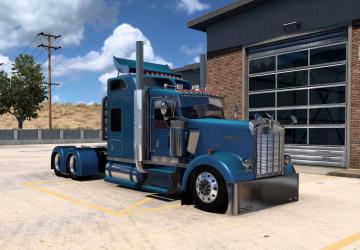 Kenworth W900L Customверсия 1.4 для American Truck Simulator (v1.46.x)