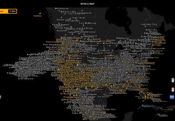 Fullscreen Mapверсия 1.1 для American Truck Simulator (v1.45.x, 1.46.x)