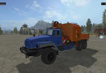 Урал 4320-Аварийная КМУверсия 1.0 для Farming Simulator 2017 (v1.5.3.1)