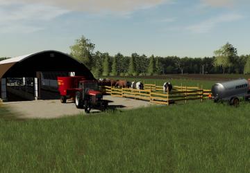 Arched Cowshedверсия 1.0.0.1 для Farming Simulator 2019