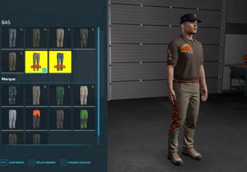PINDER circus clothingверсия 1.0.0.0 для Farming Simulator 2022