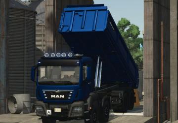 MAN TGS 4 Achs Kipperверсия 1.0.0.0 для Farming Simulator 2025