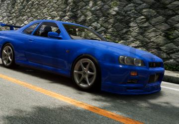 Nissan Skyline GT-R (R34)версия 1.0 для BeamNG.drive (v0.33.x)