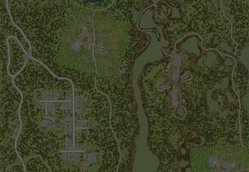 Карта «ПГТ и две деревни»версия 1.0 для Spintires: MudRunner (v25.02.21)