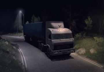 КамАЗ-54115 Дальнобойщики 1версия 1.0 для SpinTires (v03.03.16)