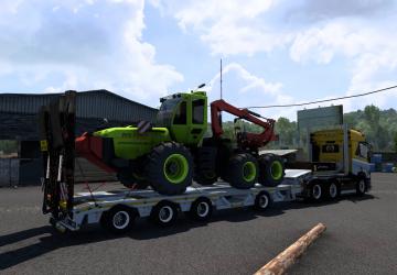 Низкорамник BBM Trailer PE3F1версия 1.0 для Euro Truck Simulator 2 (v1.54.x)