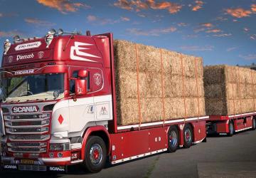 Scania R580 Pierrard V8 Tandem + Royen Trailerv1.0 для Euro Truck Simulator 2 (v1.54.x)