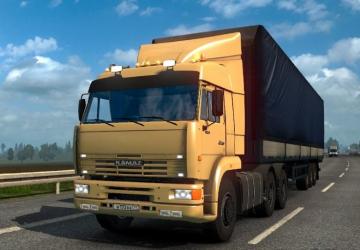 Камаз 6460/65221версия 9.0 для Euro Truck Simulator 2 (v1.54.x)