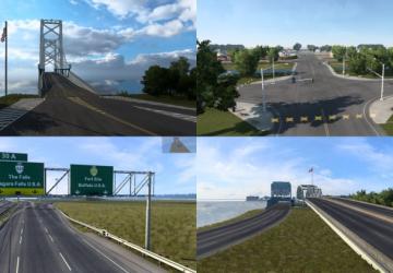 Аддон к Coast To Coast - Discover Ontariov0.1.9 для American Truck Simulator (v1.45.x)