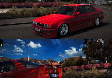 BMW M5 E34версия 2.2 для American Truck Simulator (v1.46.x)