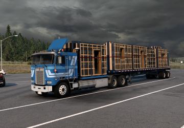 Kenworth K100E Drom Addonверсия 1.0 для American Truck Simulator (v1.45.x)