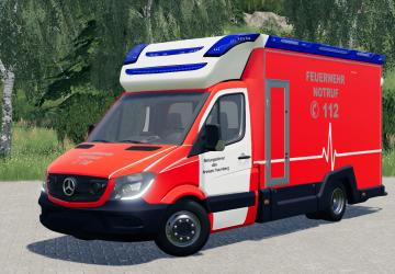 Mercedes-Benz Sprinter 2014 Tigis Europav1.0.0.1 для Farming Simulator 2019 (v1.7x)