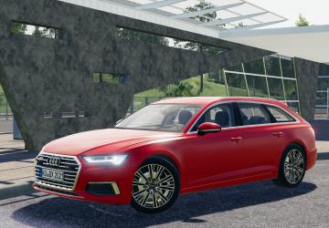 Audi A6 Avant 2019версия 1.0.0.0 для Farming Simulator 2019 (v1.7x)