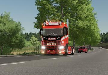 Scania R650 Kleinjan Transport B.Vверсия 1.0.0.0 для Farming Simulator 2022