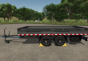 Construction yard Stani trailerверсия 1.0.0.0 для Farming Simulator 2025