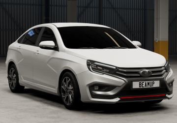 Lada Vesta NGверсия 1.0 для BeamNG.drive (v0.33.x)