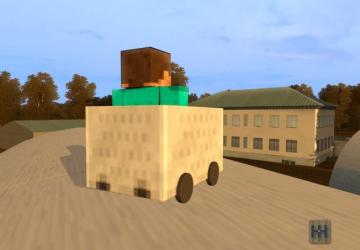 Minecraft Картверсия 1.0 для City Car Driving (v1.5.8)