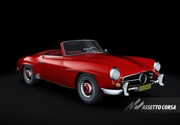 Mercedes-Benz 190 SL Roadster (W121)версия 1.0.1 для Assetto Corsa