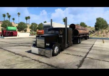 Cat 3406B Straight pipe soundверсия 2.0 для American Truck Simulator (v1.44.x, 1.45.x)