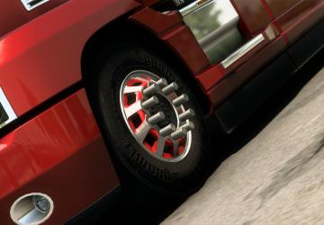 Pack of wheels and accessories America Truckv1.0 для American Truck Simulator (v1.45.x)