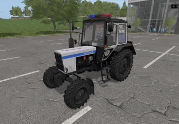 МТЗ 82.1 Милицейскийверсия 1.1 для Farming Simulator 2017 (v1.5.3.1)