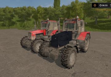 МТЗ 1221 OLD REDверсия 2.2 для Farming Simulator 2017 (v1.5.3.1)