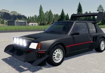 Peugeot 205 Turbo 1984версия 1.1.0.0 для Farming Simulator 2019 (v1.7x)