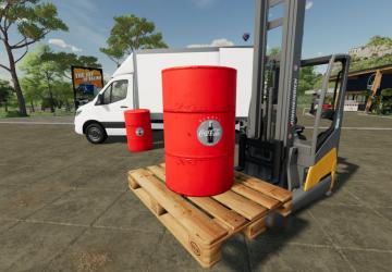 Decorative barrel (oil)версия 1.3.0.0 для Farming Simulator 2022